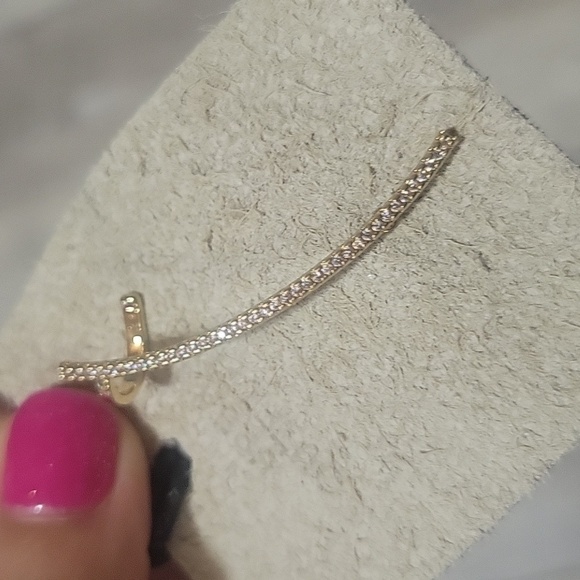 Urban Outfitters Gold Toned Single Earring Climber with Cuff NWT - Picture 3 of 4